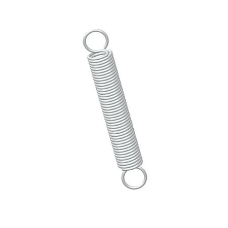 Extension Spring, O= .750, L= 5.00, W= .085